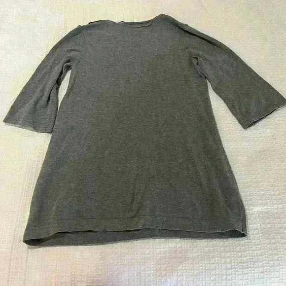 Style Co‎ Sweater MED Sequin Color Block Lightweight 3/4 Sleeve - Picture 5 of 5